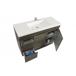 Berge Dark Grey Free Standing 1200 Cabinet Only